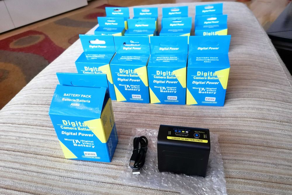 Универсална литиева батерия NP-F970, 7.4V, 9600mAh