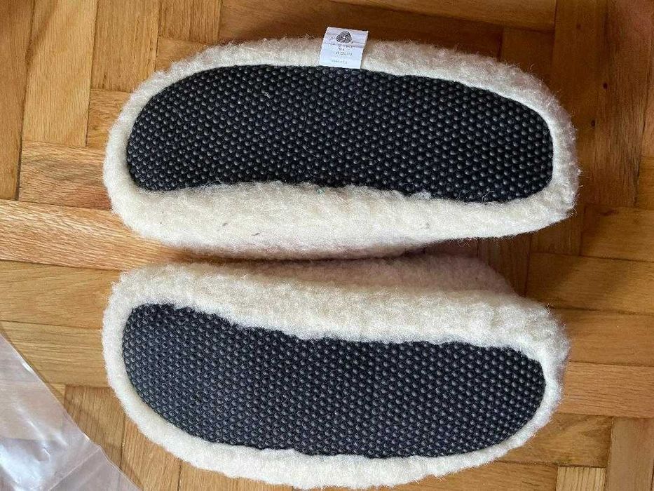 Papuci de casa lana merinos noi mar.39-40