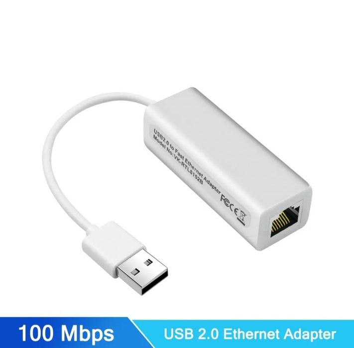 USB Ethernet adapter 100 Mbit/s