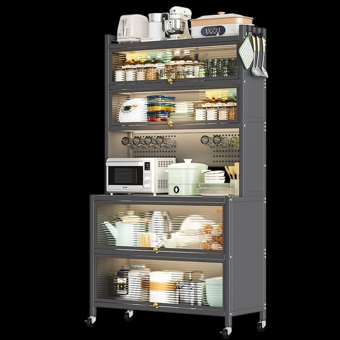 Металлический кухонный шкаф, стеллаж для домашней комнаты, столик