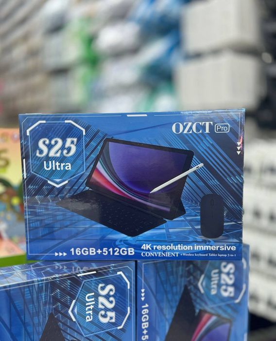 S25 Ultra Planshet – Kuchli | Zamonaviy | 2-in-1 (optom)