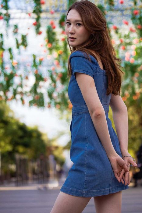 Джинсовое платье