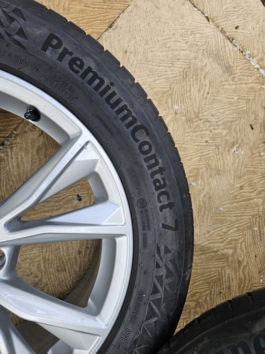 Jante aliaj 18" Skoda/Audi/Volkswagen cu anvelope 235/55/18 vara