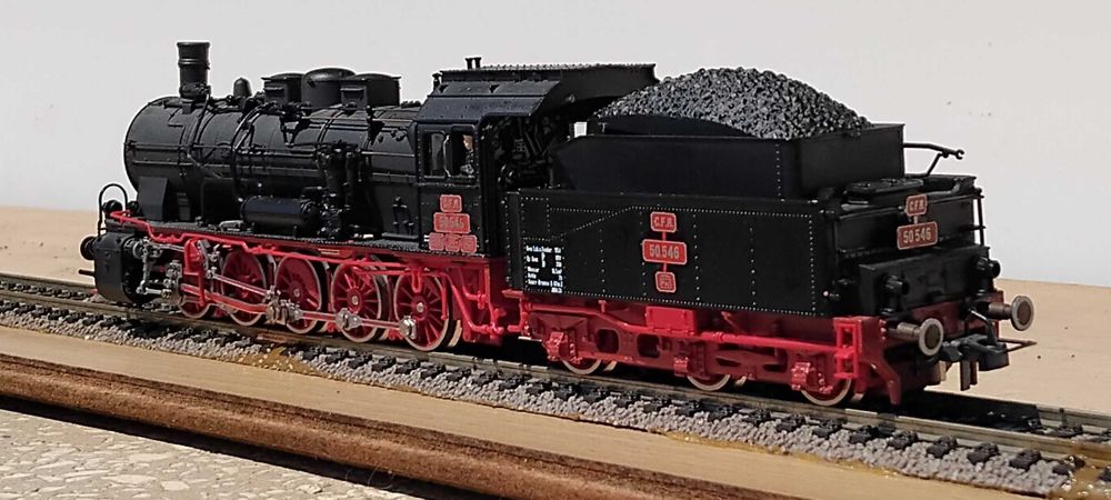 Locomotiva cu aburi CFR seria 50.000 ROCO 1.87 HO