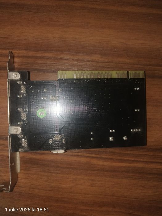 Placă PCI FireWire IEEE 1394 VIA VT6307 - 3 porturi externe + 1 intern
