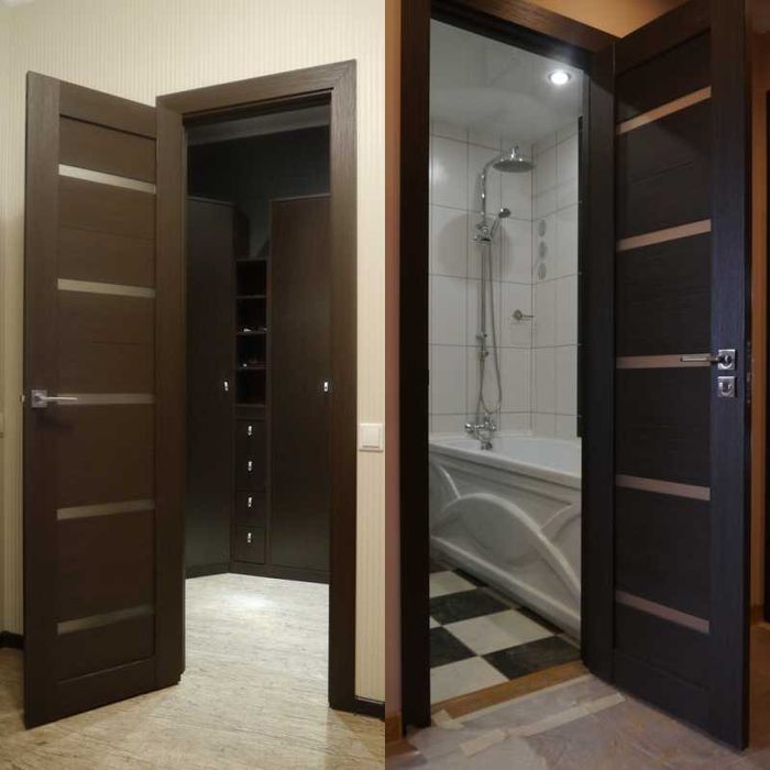 Межкомнатные двери Железные Металлические двери Mdf Temir eshik