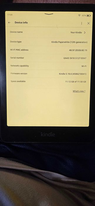 Четец Amazon Kindle Paperwhite 12th Gen Киндъл