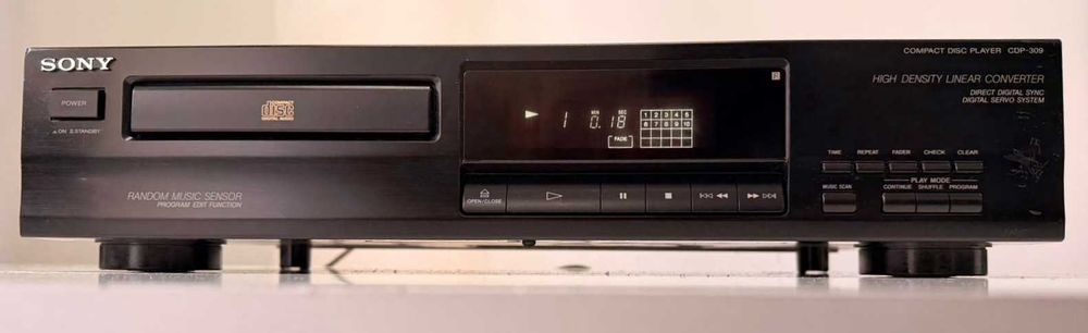 CD Player Sony CDP-309 – High Density Linear Converter – Citeste CD-R – France