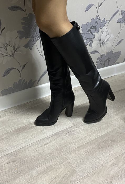 Зимние натуральные сапоги