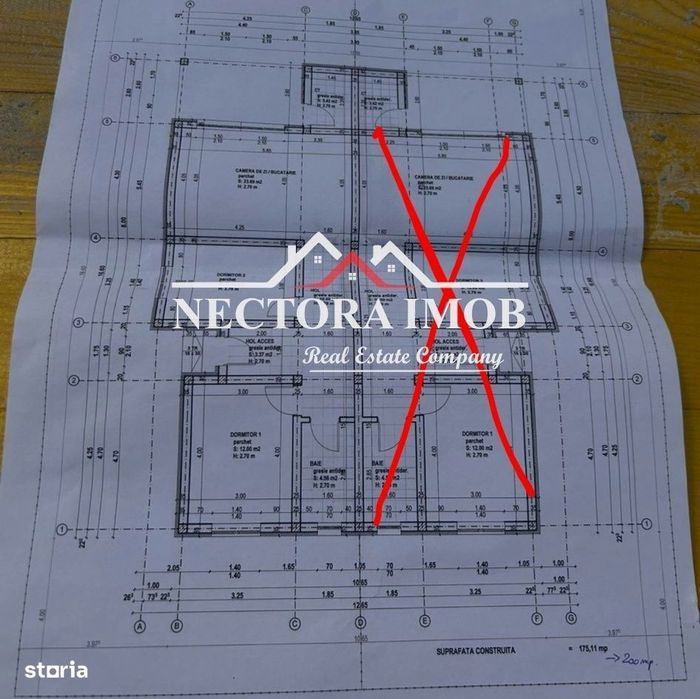 NECTORA IMOB-Casa Duplex 3 camere, 86 mp, 250 mp teren, Zona Nojorid