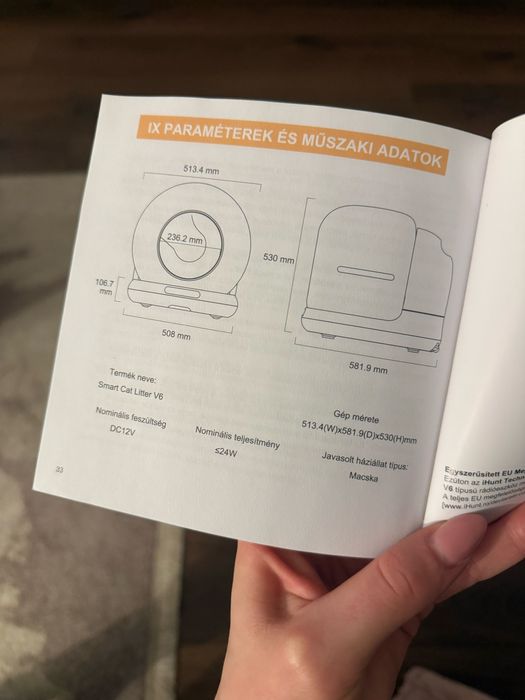 Litiera automata iHunt V6