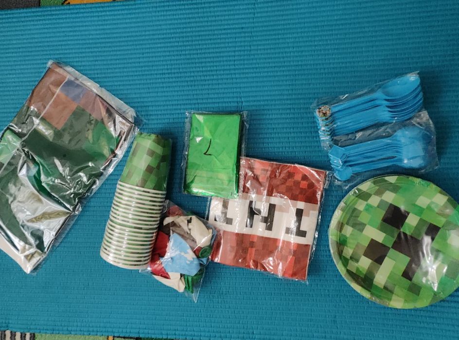 Set articole petrecere Minecraft