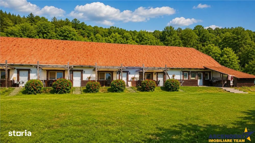 Transilvania Camping, domeniu de 14.400mp,Sanmarghita de Mures:2cladir