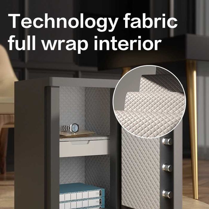 Seyf deli Сейф Deli ЕТ593 отпечатком пальца 46х38х32 Скидки !! Акция !