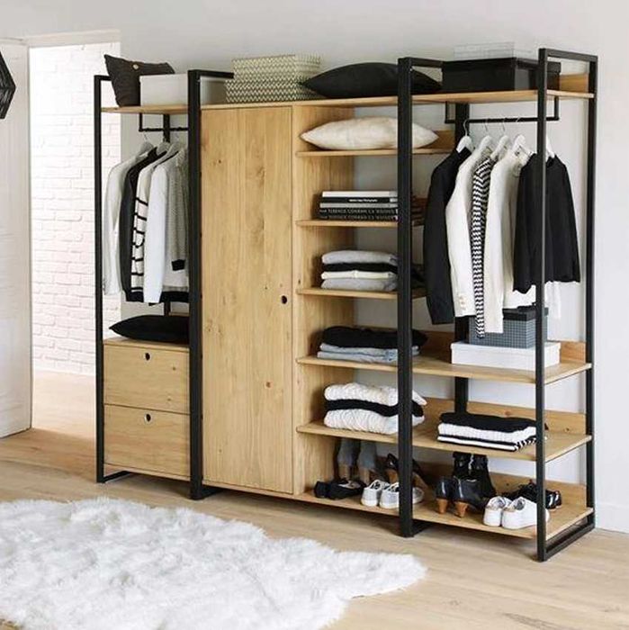 Гардеробный шкаф лофт