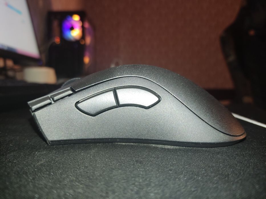 Гейминг мишка Razer - Deathadder V2 X HyperSpeed, оптична, черна