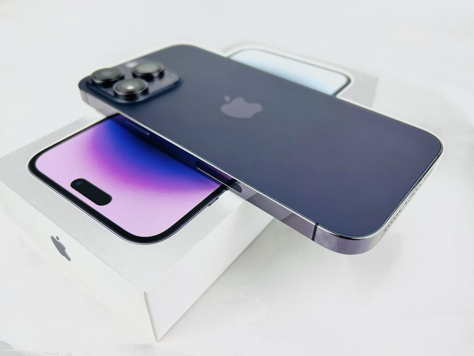 Apple iPhone 14 Pro 128GB Deep Purple USA Перфектен Гаранция!