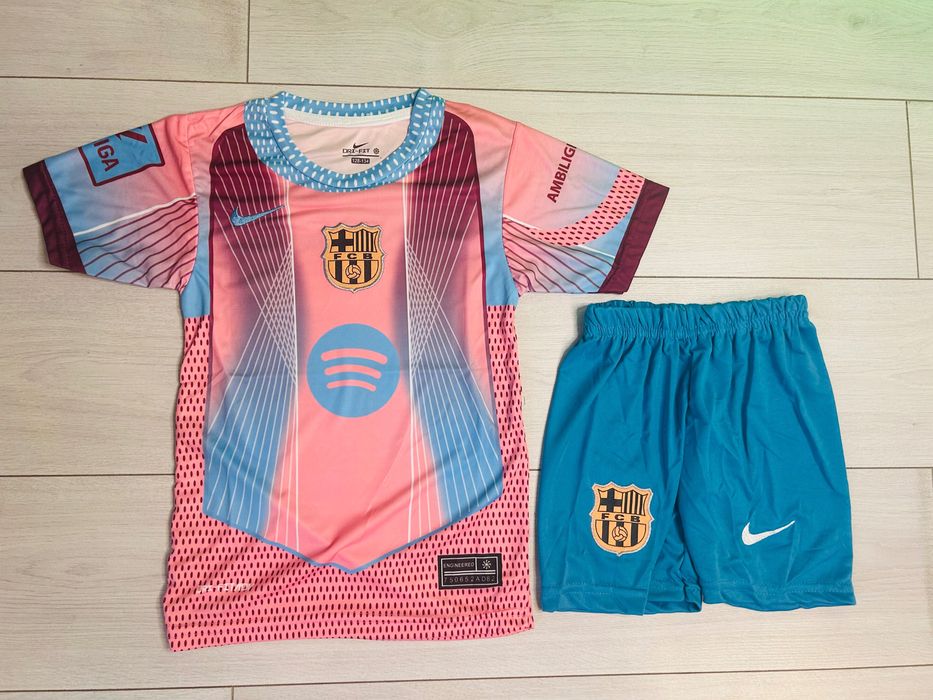 Compleu copii Barcelona Lamine yamal 10 second kit la liga 25/26