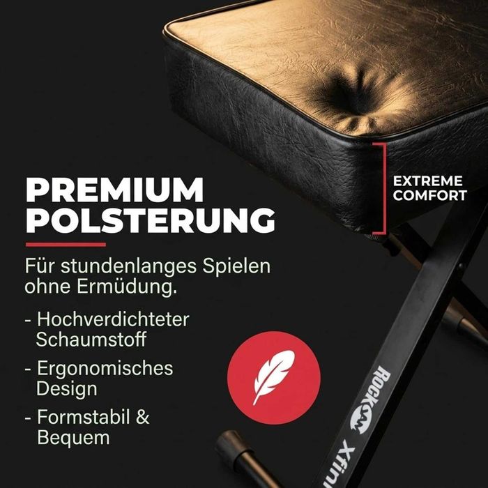 Пиано стол RockJam Premium