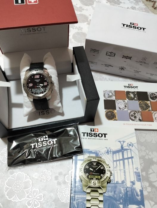 TISSOT T TOUCH оригинальные часы,полное информацию можно найти на Ютуб