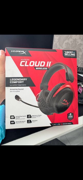 Наушники HyperX Cloud II черно-красный