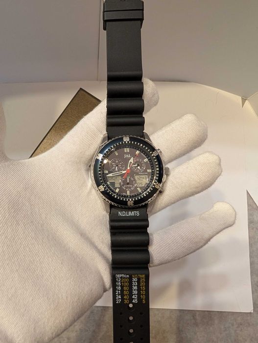 Промо! Citizen x JAL Promaster C650 diver eco-drive соларен часовник