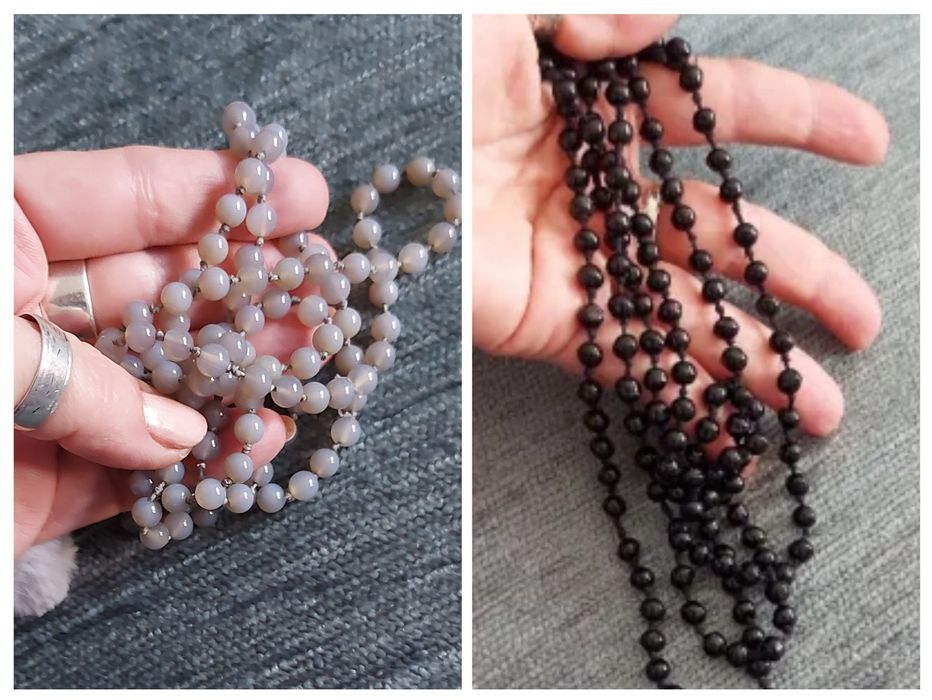 Гердани от естествени камъни, ръчна изработка