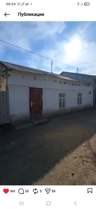 Бухоро шахрида Эски котеж сотилади ер хисобида майдони i