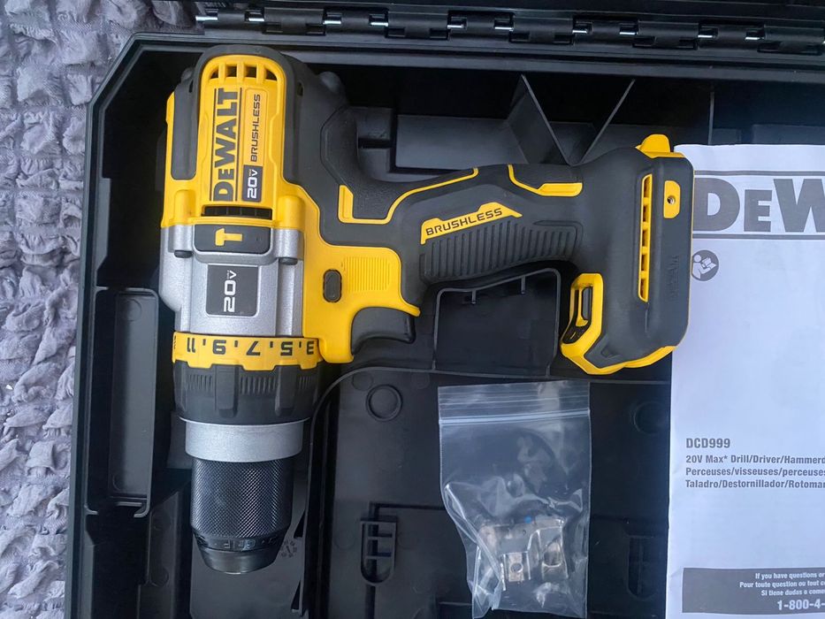 Девольт Top Дрель  ударная dewalt dcd999 в комплекте кейс