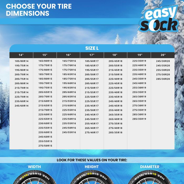 Huse textile antiderapante pentru zapada Easy Sock