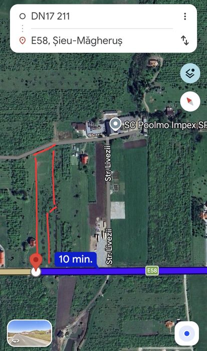 Teren intravilan zona Crainimat la stradă