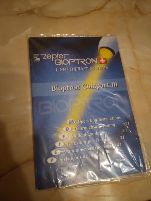 Aparat Bioptron Zepter + set filtre colorate