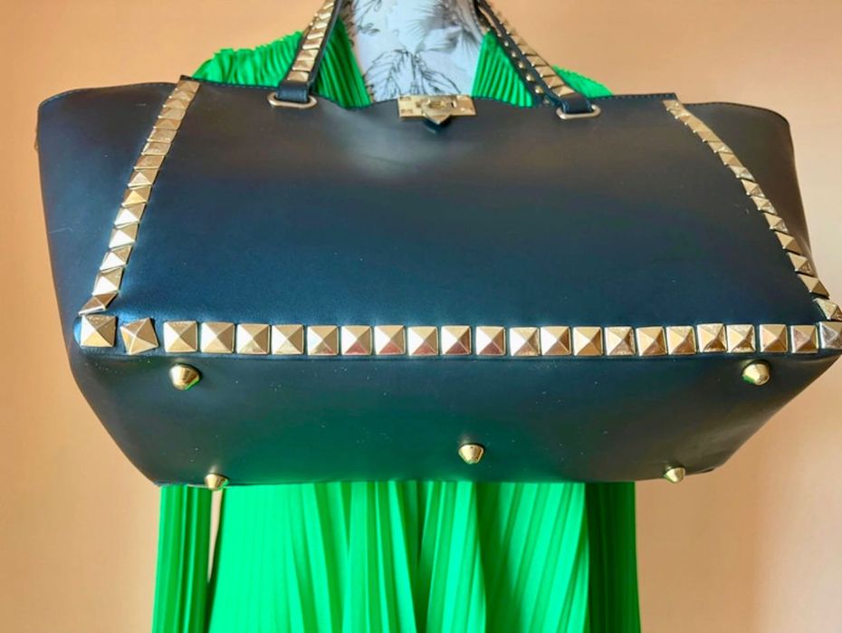 Geantă piele naturală made in Italy