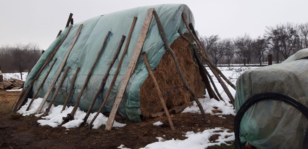 Baloti rotunzi 120/120.trifoi.burian.paie.coceni.