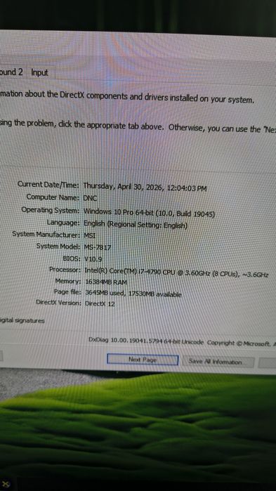 Pc Rgb gen 4 ddr 3 rx 580 saphire