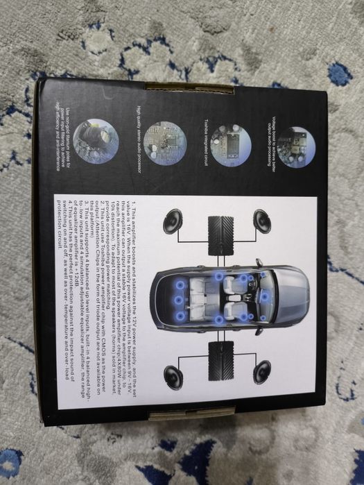 Усилитель для Андроид магнитолы. Новый.