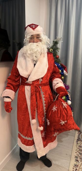 Прокат костюм Деда Мороза