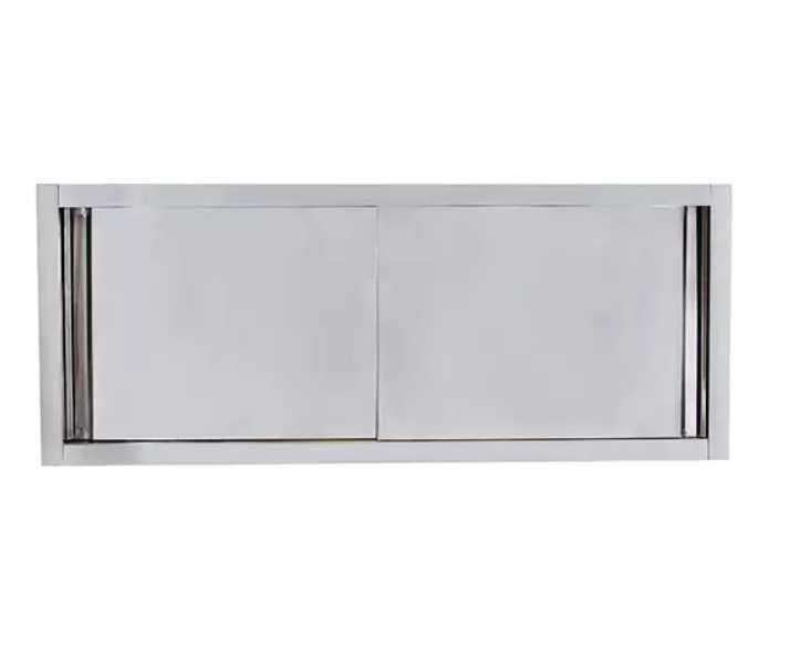 Dulap inox suspendat demontabil cu 2 usi glisante si polita,150x40x60