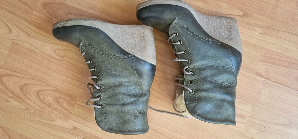 Ghete piele si îmblănite de iarna