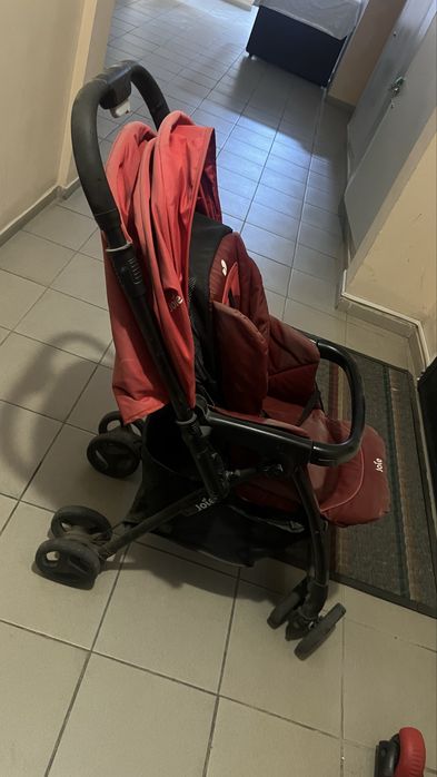 Коляска Joie красная