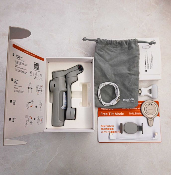 Insta360 Flow 2 Pro Creator Kit | Stone Gray | Ca NOU | Factura | Full Box