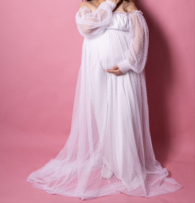 Белое платье в отличном состоянии