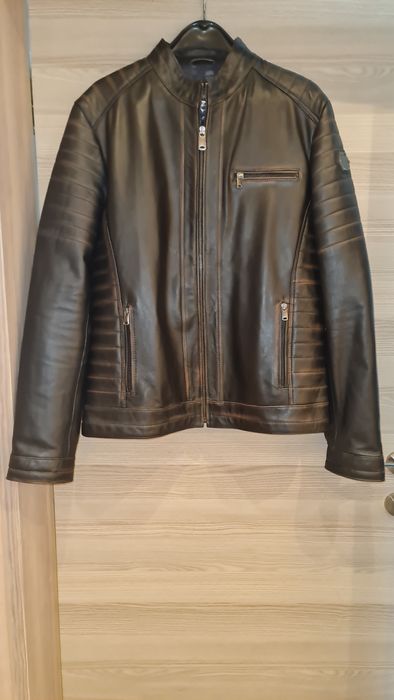 Яке Philipp Plein естествена кожа