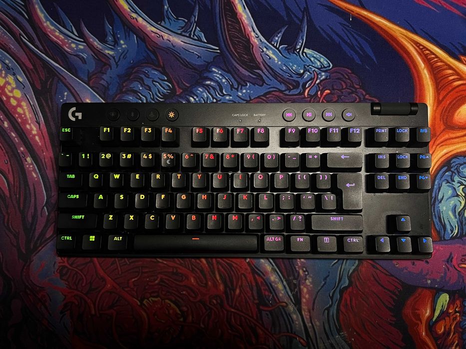 Tastatura Gaming Logitech G PRO X TKL Lightspeed switch-uri Brown