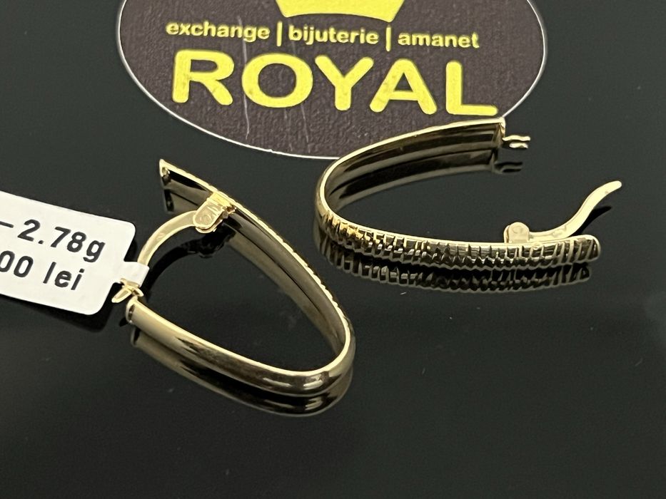Bijuteria Royal CB : Cercei dama aur 14k 585  2,78 grame