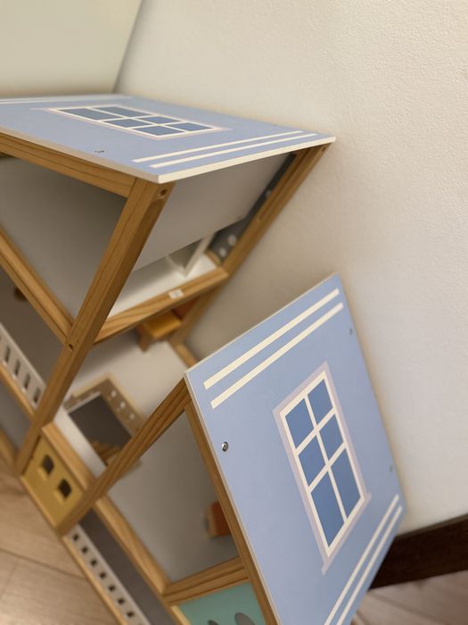 Casuta papusi fetite lemn