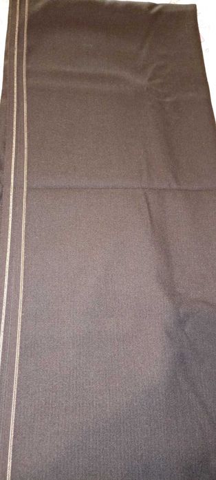 Черен габардин на черно райе