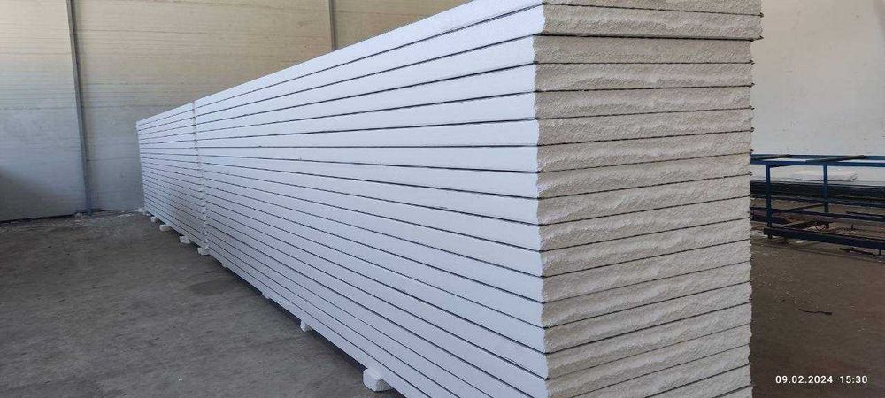 Energiya tejovchi PPU va penoplast sendvich panellar