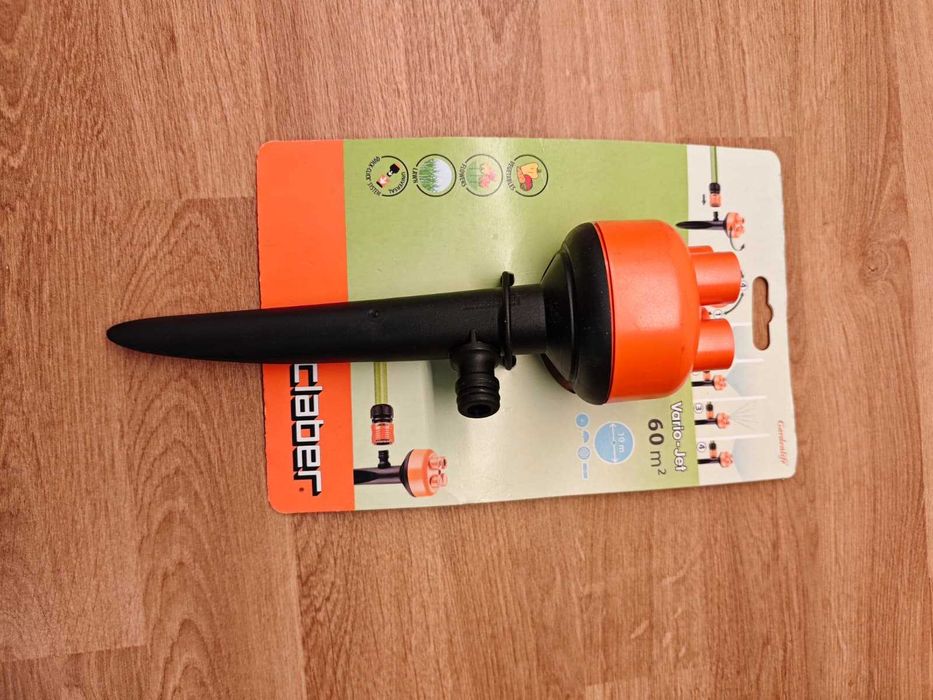 Aspersor gradina Claber Vari-Jet cu teava de fixare – 60 m²