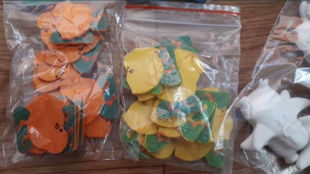 Фигурки для изучения счета , цвета и др.